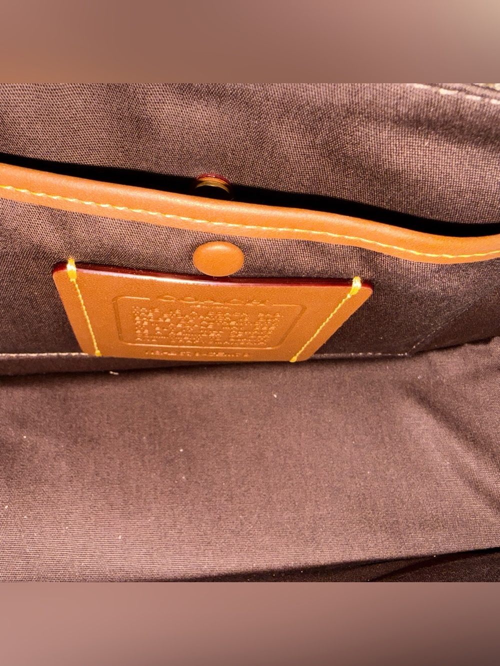 Coach Signature Jacquard Twin Lock Waverly Bag - Picture 7 of 11